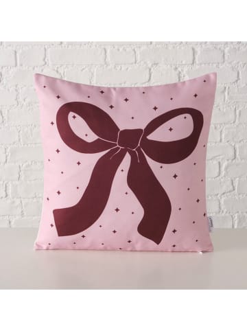 Boltze Kissen "Boucle" in Rosa/ Rot - (L)45 x (B)45 cm