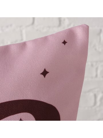 Boltze Poduszka "Boucle" w kolorze jasnoróżowo-czerwonym - 45 x 45 cm