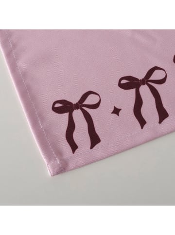 Boltze Tischläufer "Boucle" in Rosa - (L)140 x (B)40 cm