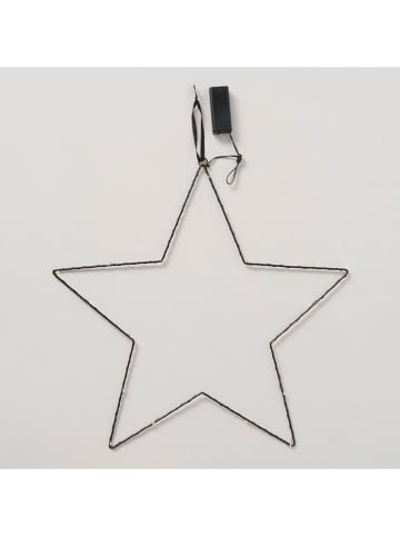 Boltze LED-Dekoanhänger "Elvira" in Schwarz - (B)49,5 x (H)48 cm