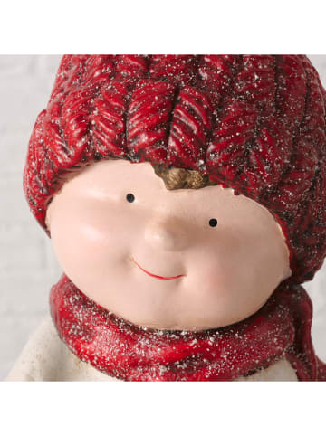 Boltze Decofiguur "Rubie" rood/wit - (H)44 cm