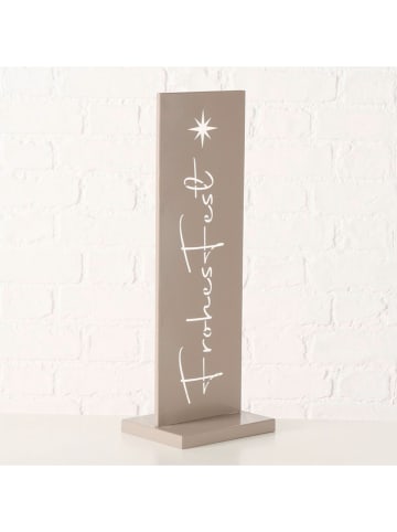 Boltze Dekoracja "Waldan" w kolorze jasnoszarym - wys. 55 cm