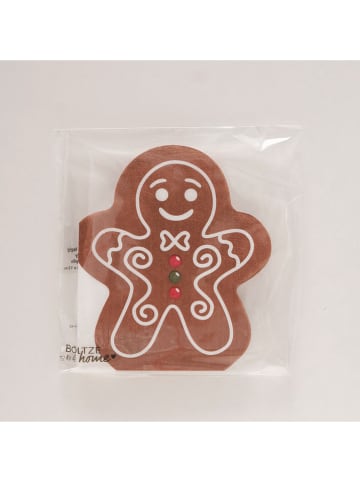 Boltze Serwetki (12 szt.) "Ginger" w kolorze jasnobrązowym