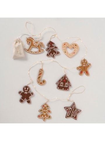 Boltze Lichterkette "Ginger" in Hellbraun - (L)160 cm