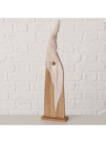 Boltze Figurka dekoracyjna "Magios" w kolorze jasnobrązowo-kremowym - wys. 46 cm