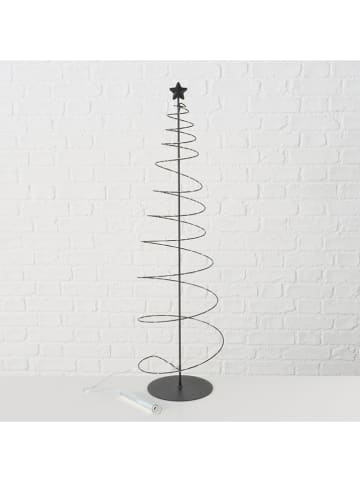 Boltze Decoledobject "Saturn" zwart - (B)22 x (H)80 x (D)22 cm