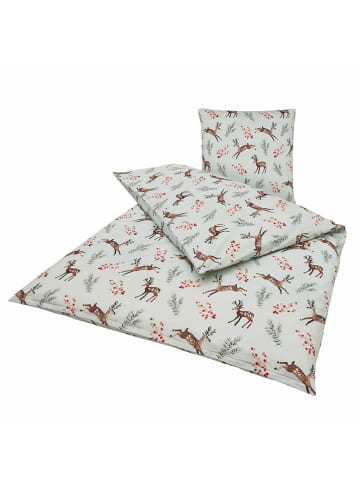 Boltze Beddengoedset "Roxy" mintgroen/rood