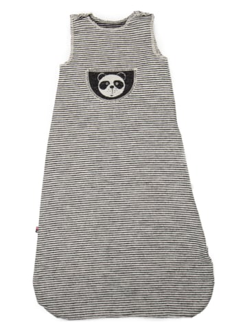 David Fussenegger Flanellschlafsack "Juwel - Pandabär" in Schwarz/ Creme