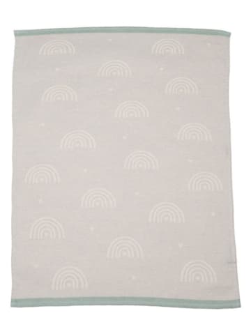 David Fussenegger Decke "Lima - Regenbögen" in Grau
