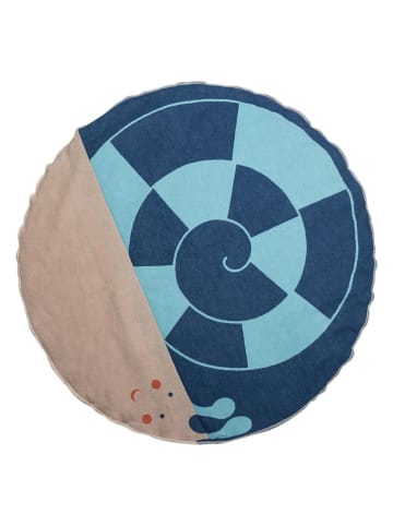 David Fussenegger Krabbeldecke ''Juwel - Schnecke'' in Blau/ Beige/ Türkis