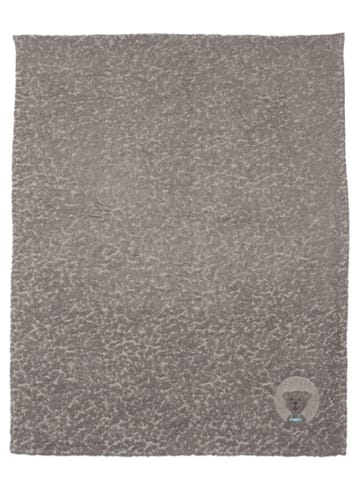 David Fussenegger Bawełniany kocyk w kolorze szarym