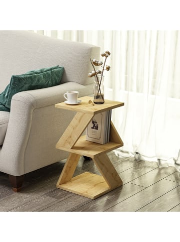 Scandinavia Concept Beistellregal "Albeni" in Hellbraun - (B)30 x (H)50 x (T)30 cm