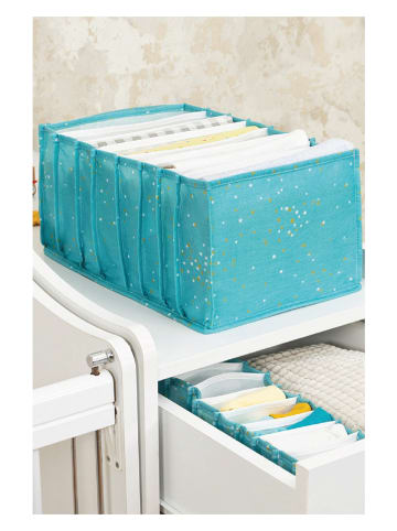 Scandinavia Concept Aufbewahrungskorb in Blau - (B)37 x (H)18 x (T)14 cm