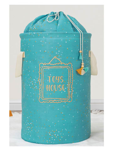 Scandinavia Concept Aufbewahrungskorb "ALS-04270" in Hellblau - (H)46 x Ø 31 cm