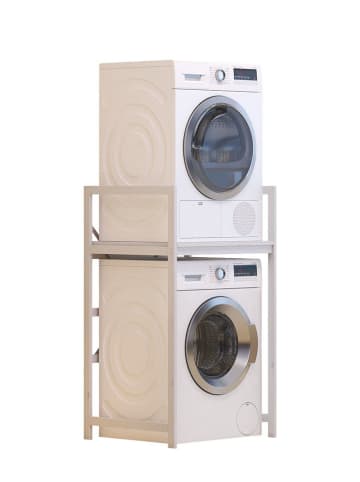 Scandinavia Concept Waschmaschinenschrank in Weiß - (B)70 x (H)116 x (T)60 cm