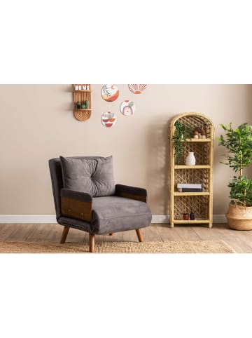 Scandinavia Concept Sofa "Cosmo Single" w kolorze szarym - 77 x 82 x 70 cm