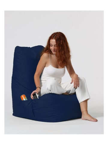 Scandinavia Concept Sitzsack in Dunkelblau - (B)60 x (H)90 x (T)35 cm