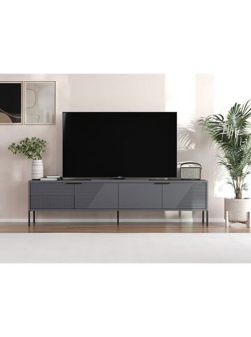 Scandinavia Concept Komoda RTV "Dore" w kolorze antracytowym - 180 x 45 x 30 cm