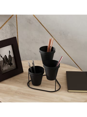 Scandinavia Concept Blumenständer in Schwarz - (B)19 x (H)20 x (T)19 cm