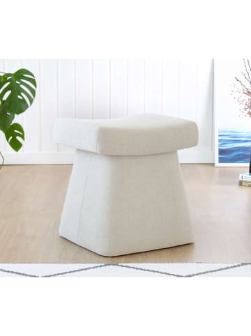 Scandinavia Concept Puf "Gurrata" w kolorze kremowym - 50 x 48 x 38 cm