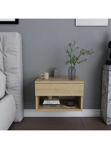 Scandinavia Concept Stolik nocny w kolorze jasnobrązowym - 44,5 x 32 x 29 cm