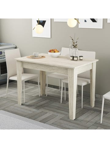 Scandinavia Concept Esstisch "Kiev" in Beige - (B)110 x (H)75 x (T)72 cm