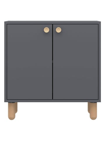 Scandinavia Concept Mehrzweckschrank "Lina" in Anthrazit - (B)72 x (H)73 x (T)36 cm