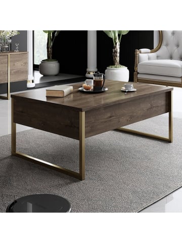 Scandinavia Concept Ława "Luxe" w kolorze brązowym - 90 x 40 x 60 cm