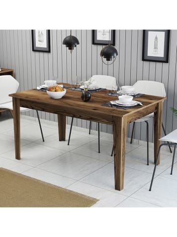 Scandinavia Concept Esstisch "Milan" in Braun - (B)145 x (H)75 x (T)88 cm