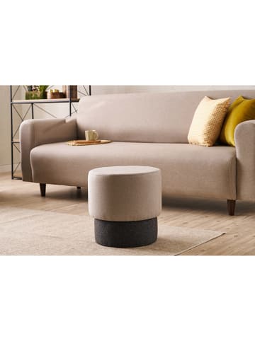 Scandinavia Concept Puf "Patara" w kolorze beżowym - wys. 40 x Ø 40 cm