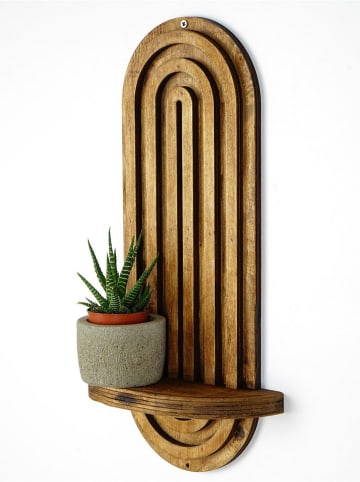 Scandinavia Concept Regał ścienny w kolorze brązowym - 20 x 40 x 9 cm