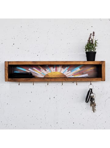 Scandinavia Concept Regał ścienny w kolorze jasnobrązowym - 40 x 10 x 10 cm