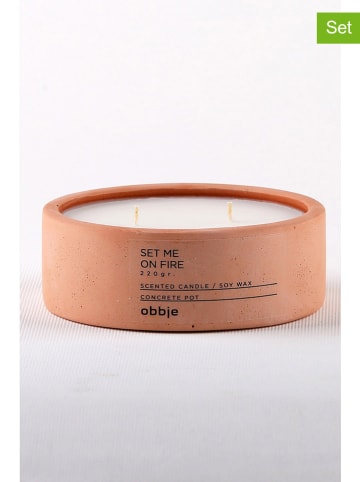 Scandinavia Concept Geurkaars "Set Me On Fire" oranje - 220 g