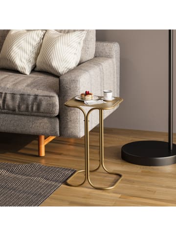 Scandinavia Concept Beistelltisch in Gold - (B)30 x (H)52 x (T)30 cm