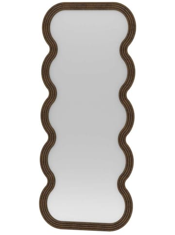Scandinavia Concept Lustro "Wave" w kolorze brązowym - 70 x 170 cm