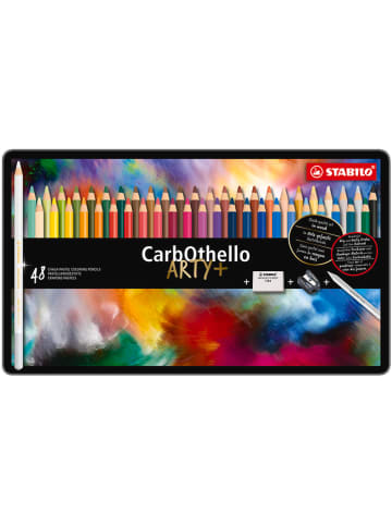 STABILO Pastellkreidestifte ''STABILO CarbOthello - ARTY+'' - 48 Stück