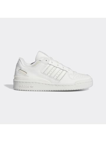 adidas Skórzane sneakersy "FORUM" w kolorze białym