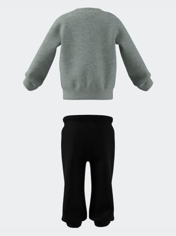 adidas Strój sportowy w kolorze szaro-czarnym