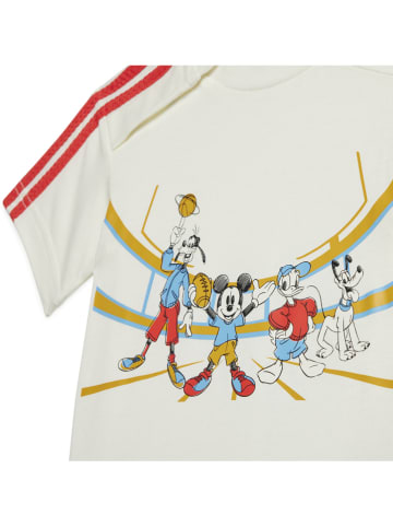 adidas Shirt "I DY MM" in Creme/ Rot