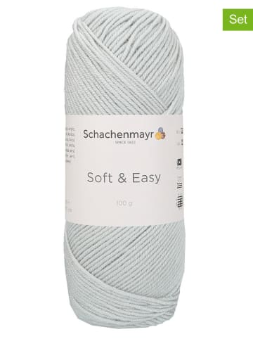 Schachenmayr since 1822 10-delige set: synthetische garen ''Soft & Easy'' zilverkleurig - 10x 100 g