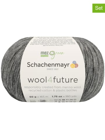 Schachenmayr since 1822 10-delige set: mixgaren "wool4future" antraciet - 10x 50 g