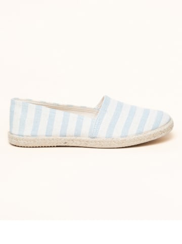 kitz-pichler Espadrilles "Camping Linen duo" wit