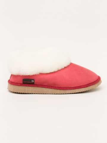 kitz pichler Leren pantoffels "Gisi" rood