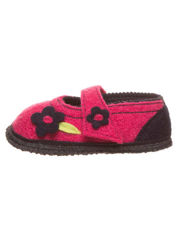 kitz pichler Wolvilten pantoffels "Becky" roze