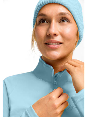 Maier Sports Fleecepullover "Eva" in Hellblau