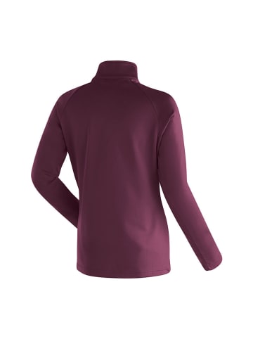 Maier Sports Bluza polarowa "Eva" w kolorze jagodowym