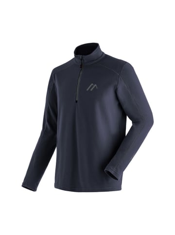Maier Sports Fleece trui "Dennis" donkerblauw