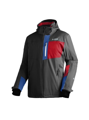 Maier Sports Ski-/snowboardjas "Karleiten M 2.0" zwart/blauw/rood