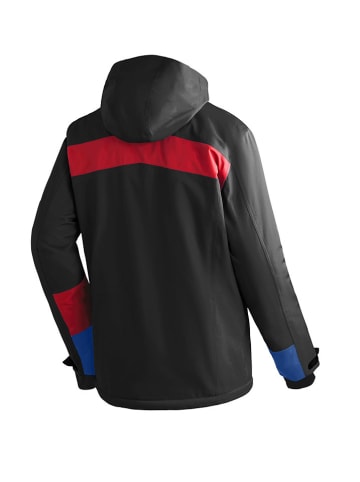 Maier Sports Ski-/snowboardjas "Karleiten M 2.0" zwart/blauw/rood