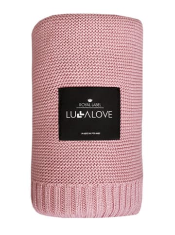 Lullalove Kocyk w kolorze jasnoróżowym